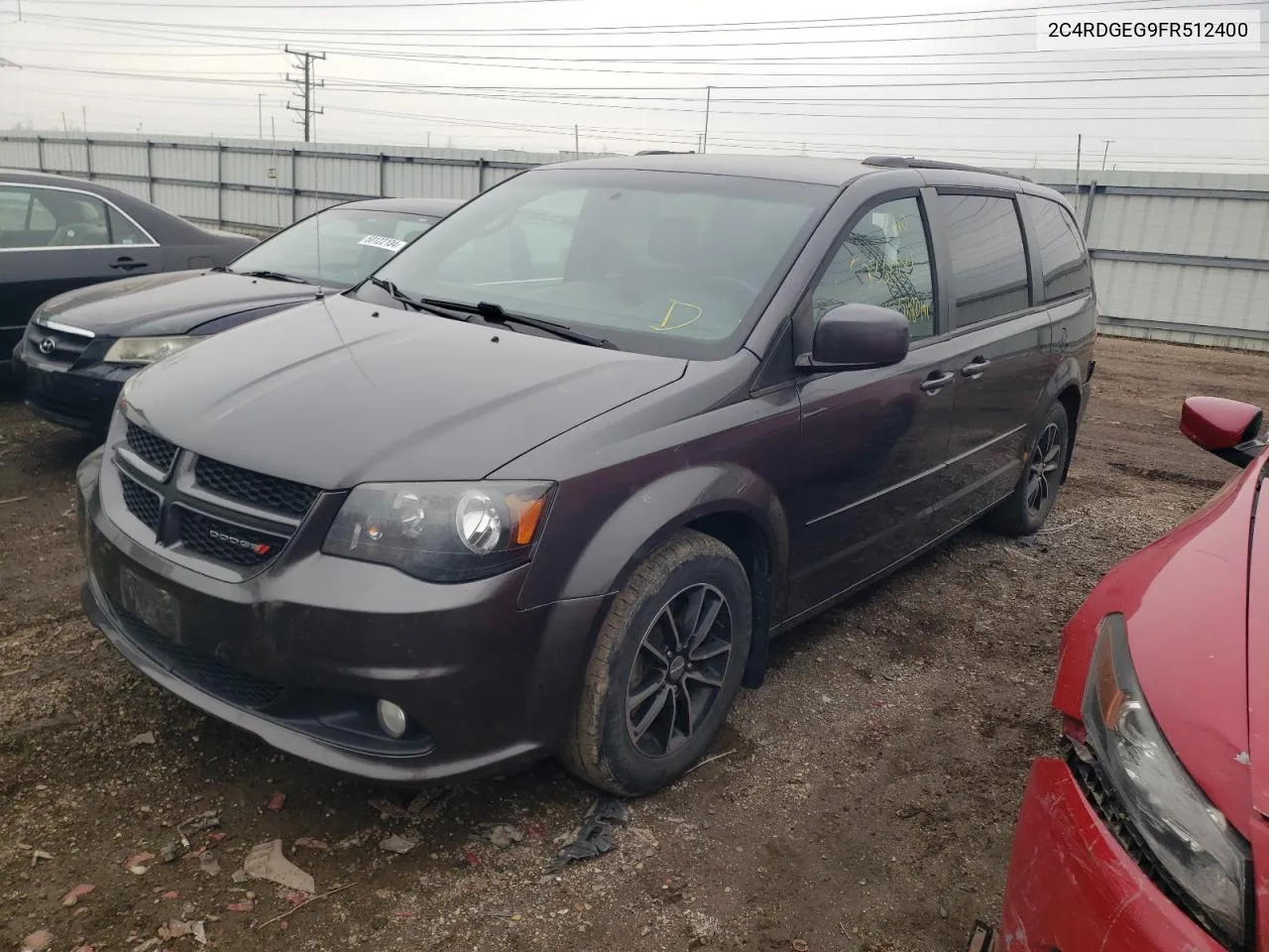 2015 Dodge Grand Caravan R/T VIN: 2C4RDGEG9FR512400 Lot: 50338104