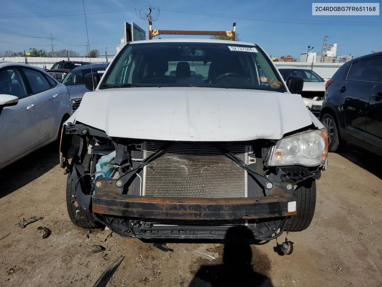 2C4RDGBG7FR651168 2015 Dodge Grand Caravan Se