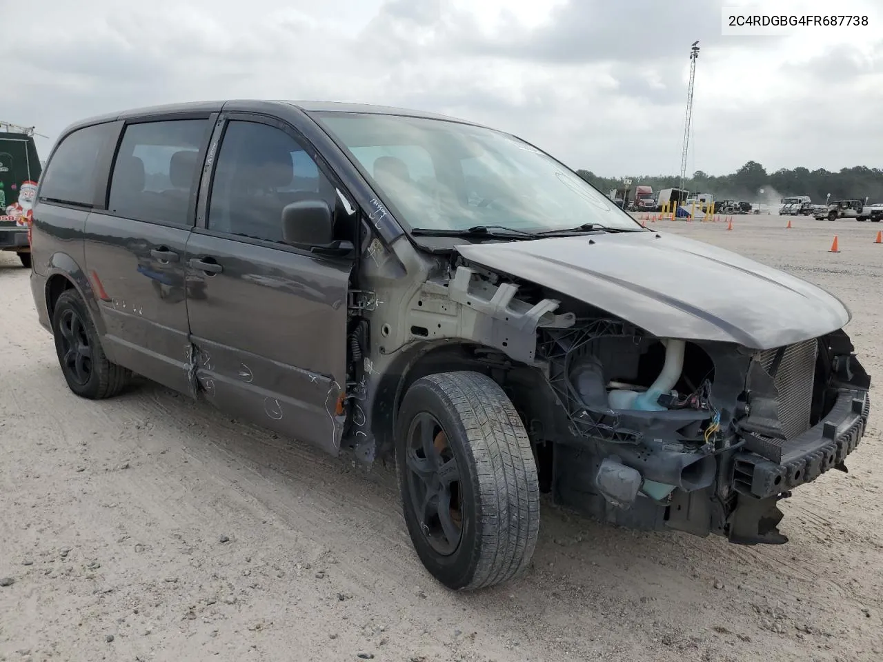 2015 Dodge Grand Caravan Se VIN: 2C4RDGBG4FR687738 Lot: 56328354