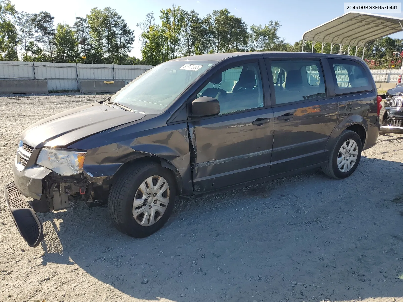 2C4RDGBGXFR570441 2015 Dodge Grand Caravan Se