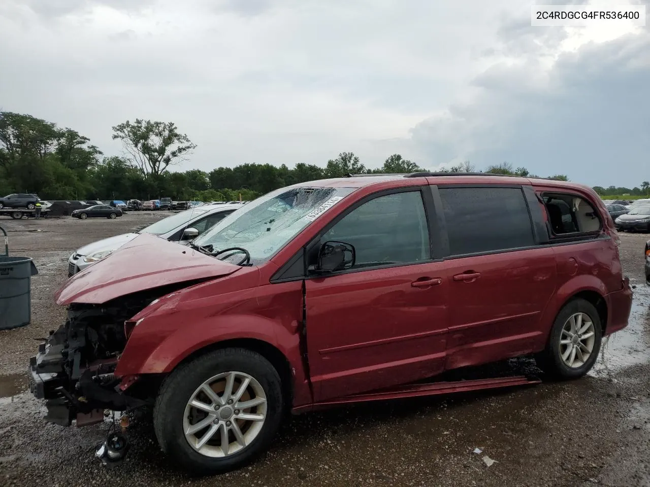 2015 Dodge Grand Caravan Sxt VIN: 2C4RDGCG4FR536400 Lot: 63384114