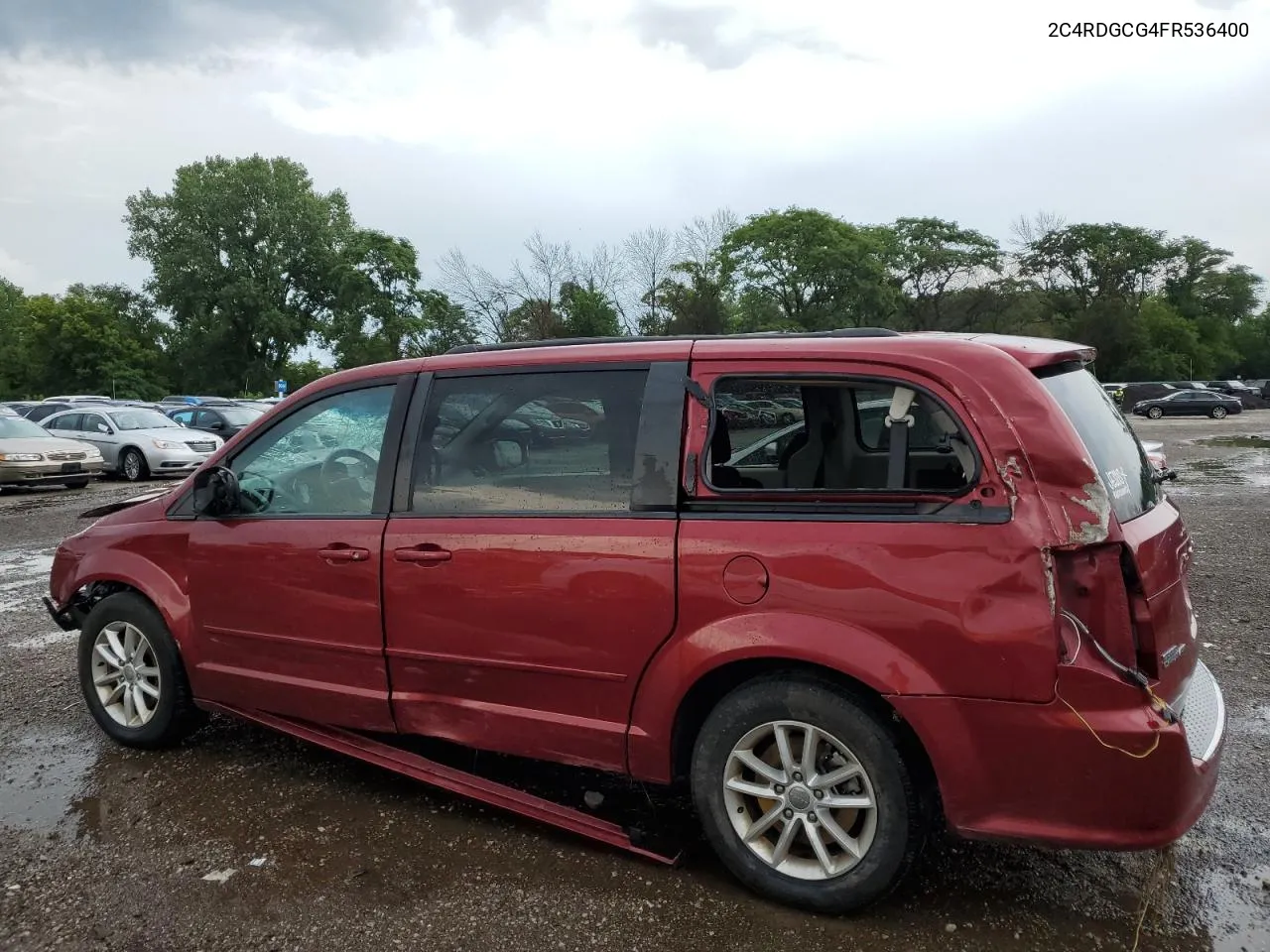 2015 Dodge Grand Caravan Sxt VIN: 2C4RDGCG4FR536400 Lot: 63384114