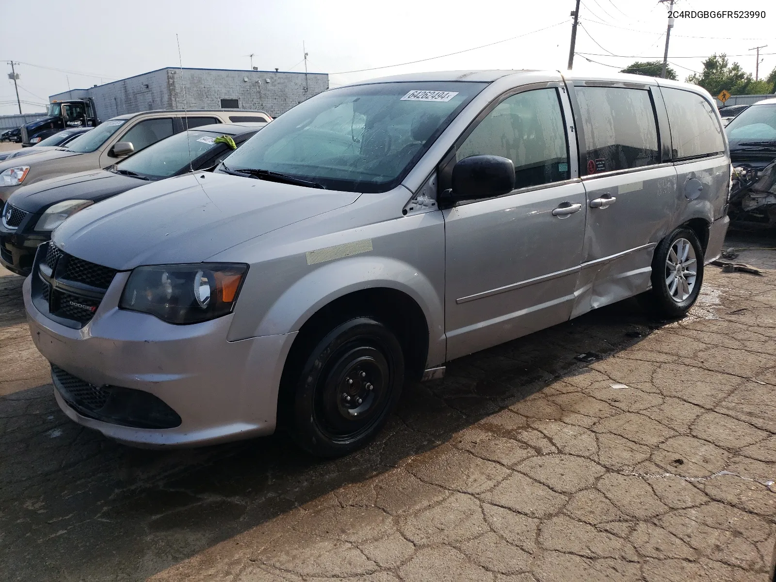 2015 Dodge Grand Caravan Se VIN: 2C4RDGBG6FR523990 Lot: 64262494