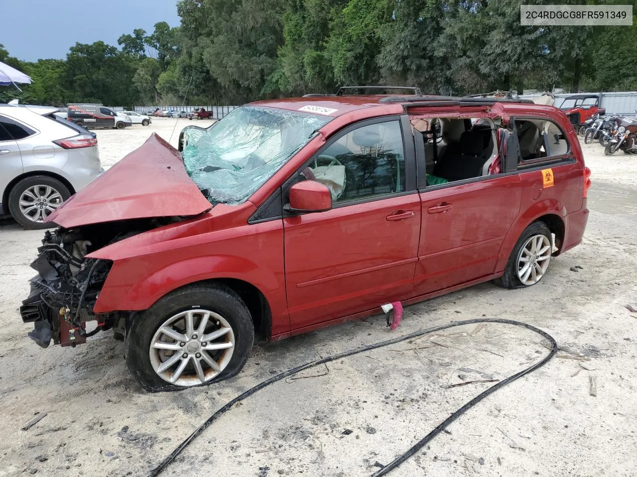 2C4RDGCG8FR591349 2015 Dodge Grand Caravan Sxt