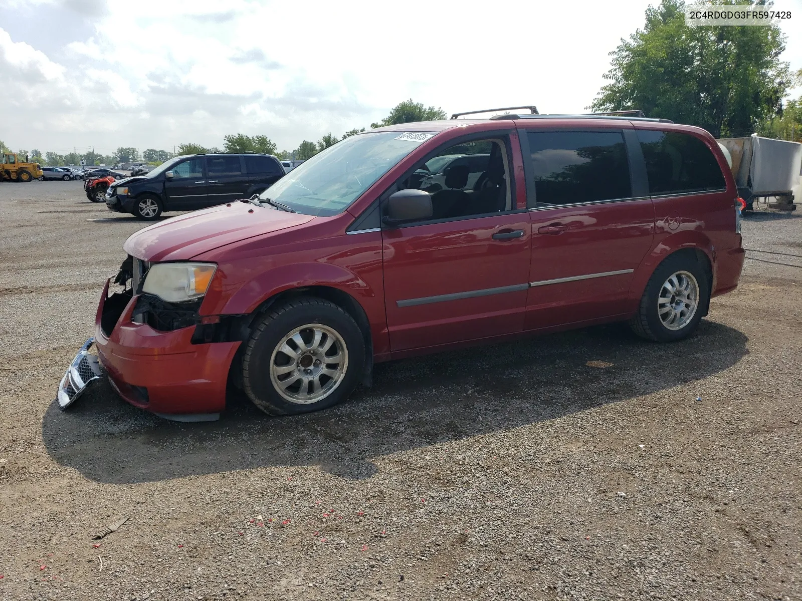 2C4RDGDG3FR597428 2015 Dodge Grand Caravan Crew