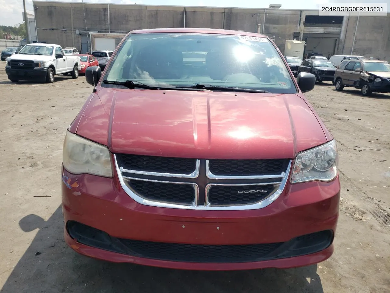 2C4RDGBG0FR615631 2015 Dodge Grand Caravan Se