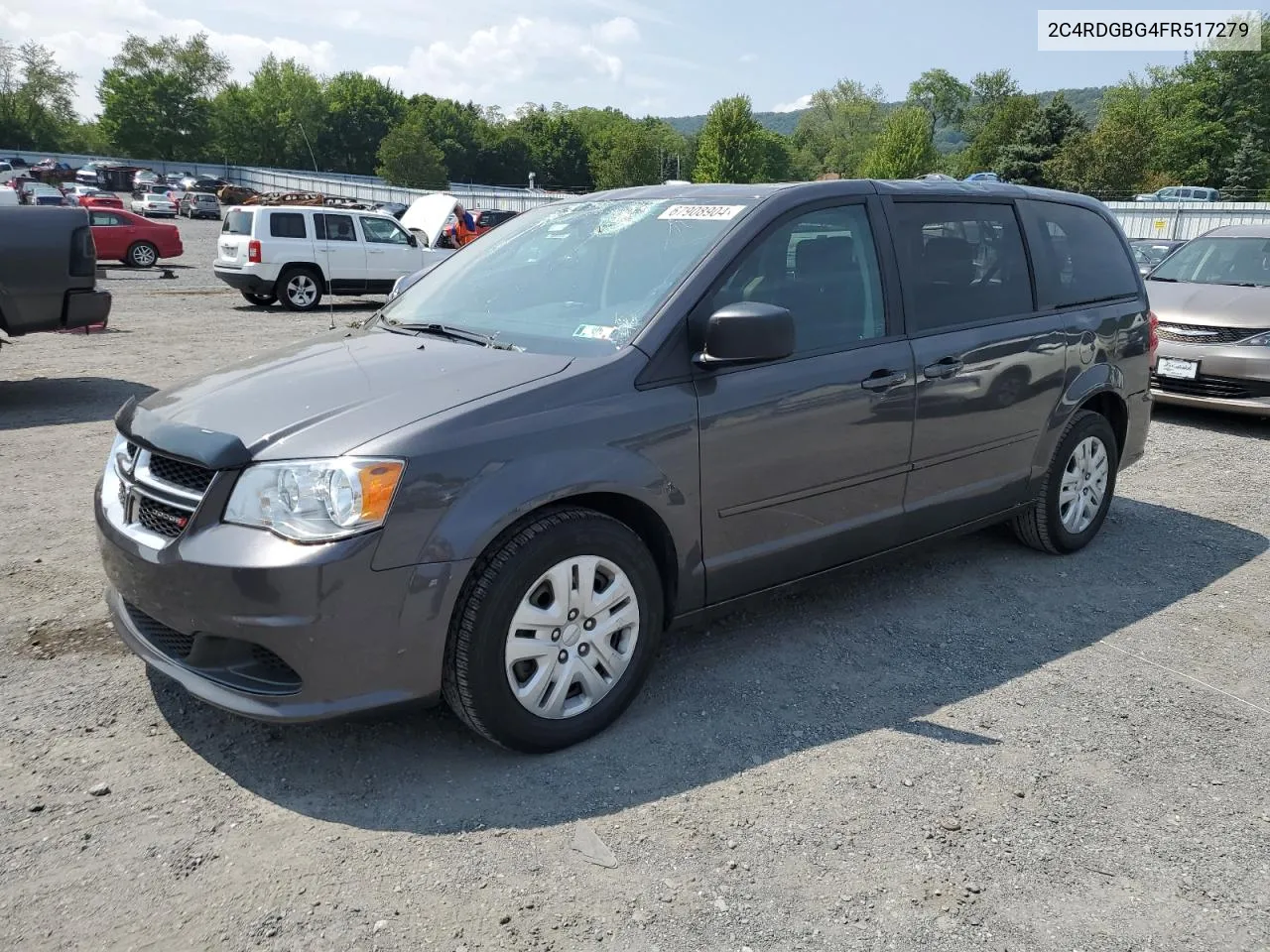 2015 Dodge Grand Caravan Se VIN: 2C4RDGBG4FR517279 Lot: 67908904