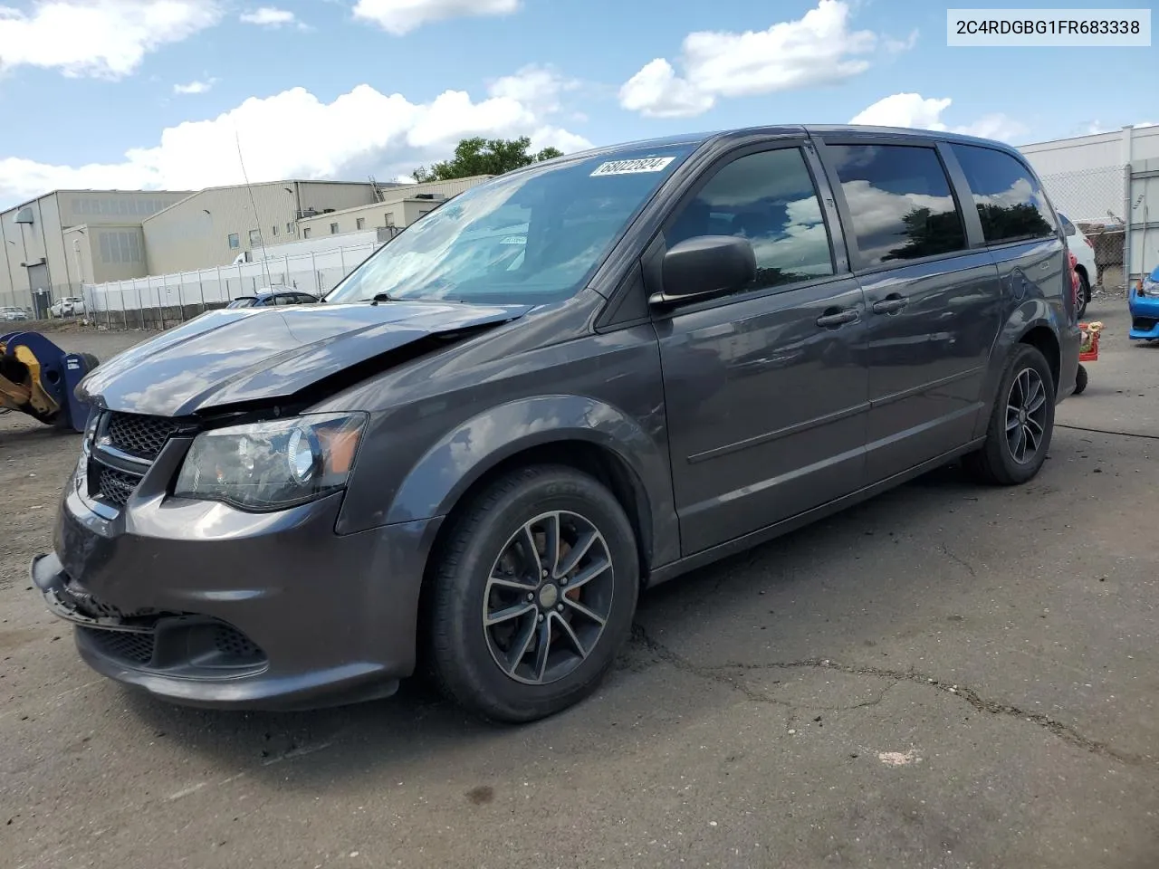 2015 Dodge Grand Caravan Se VIN: 2C4RDGBG1FR683338 Lot: 68022824