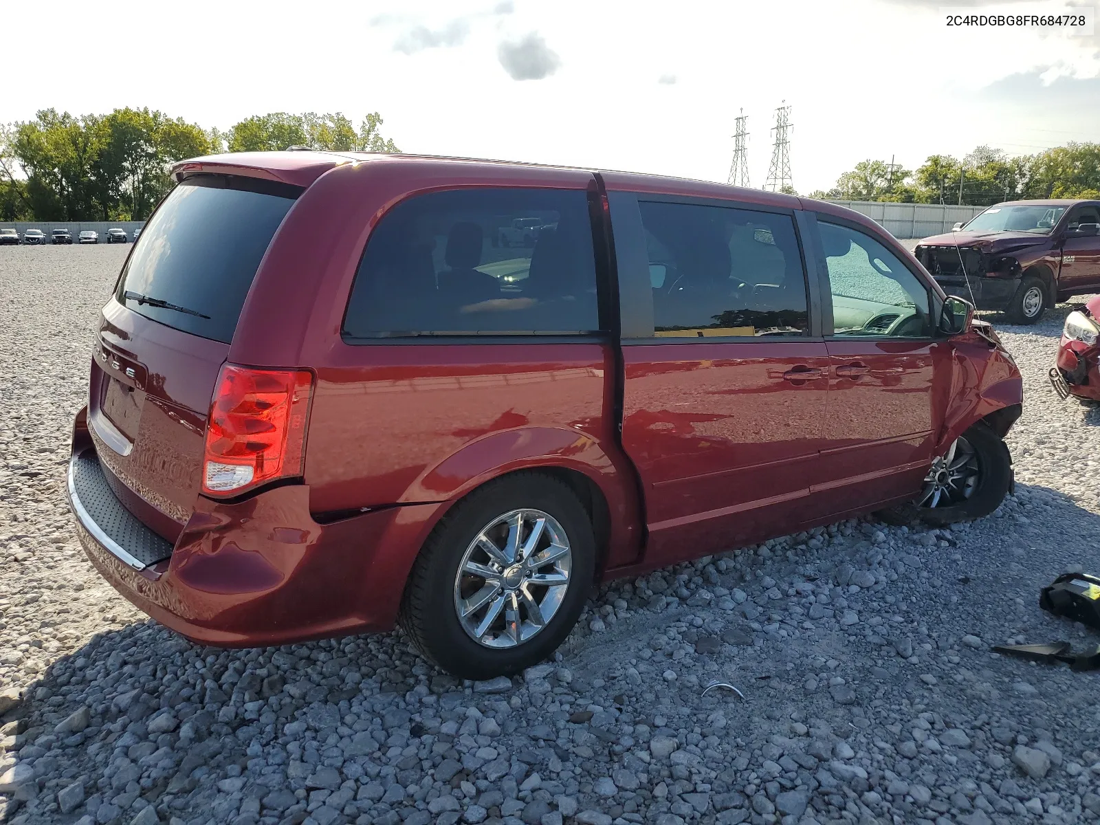 2015 Dodge Grand Caravan Se VIN: 2C4RDGBG8FR684728 Lot: 68182654