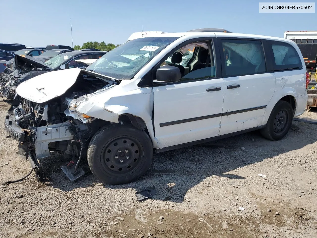 2015 Dodge Grand Caravan Se VIN: 2C4RDGBG4FR570502 Lot: 68307114