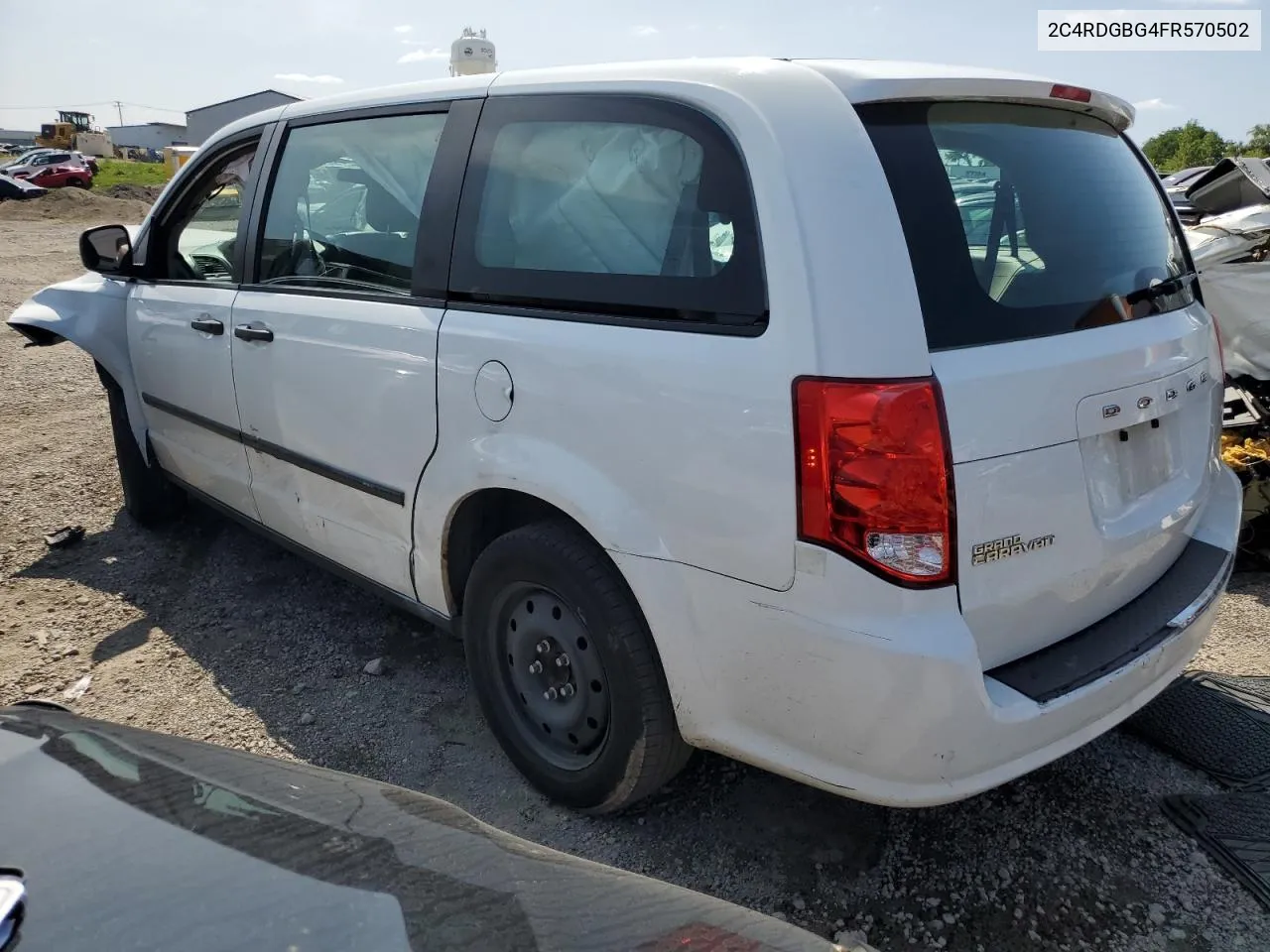 2015 Dodge Grand Caravan Se VIN: 2C4RDGBG4FR570502 Lot: 68307114