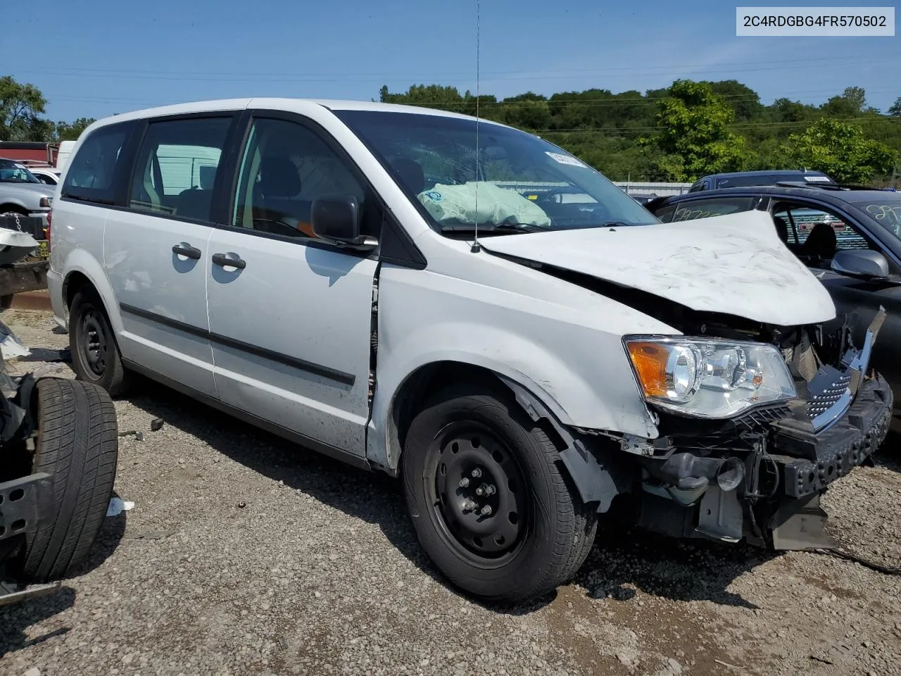 2015 Dodge Grand Caravan Se VIN: 2C4RDGBG4FR570502 Lot: 68307114