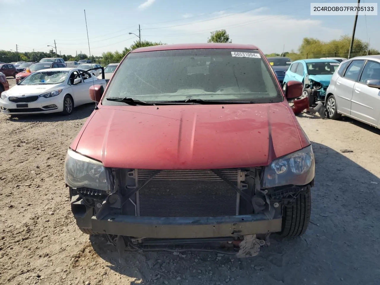 2015 Dodge Grand Caravan Se VIN: 2C4RDGBG7FR705133 Lot: 68531094