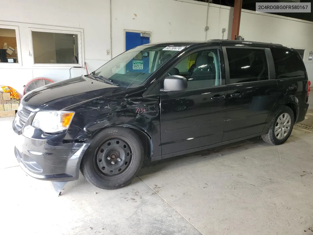 2C4RDGBG0FR580167 2015 Dodge Grand Caravan Se