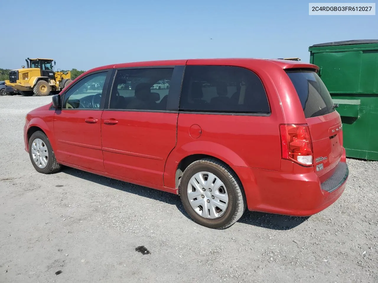 2015 Dodge Grand Caravan Se VIN: 2C4RDGBG3FR612027 Lot: 68922014