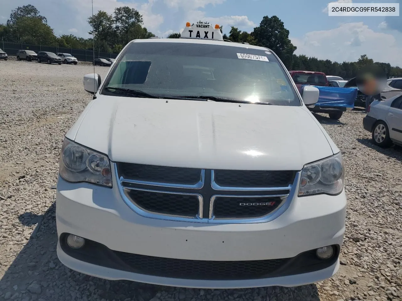 2C4RDGCG9FR542838 2015 Dodge Grand Caravan Sxt