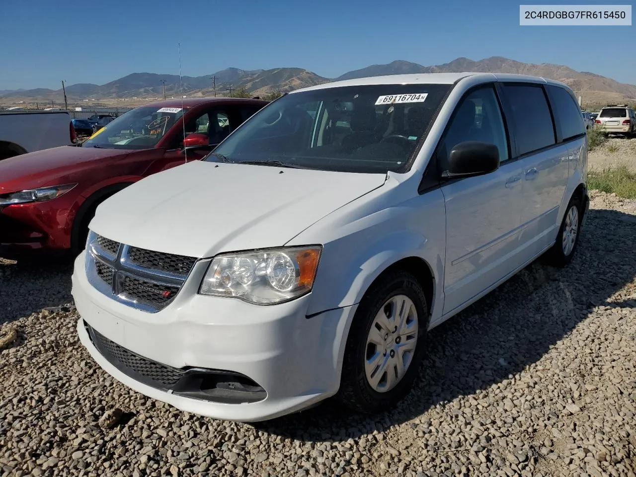 2C4RDGBG7FR615450 2015 Dodge Grand Caravan Se