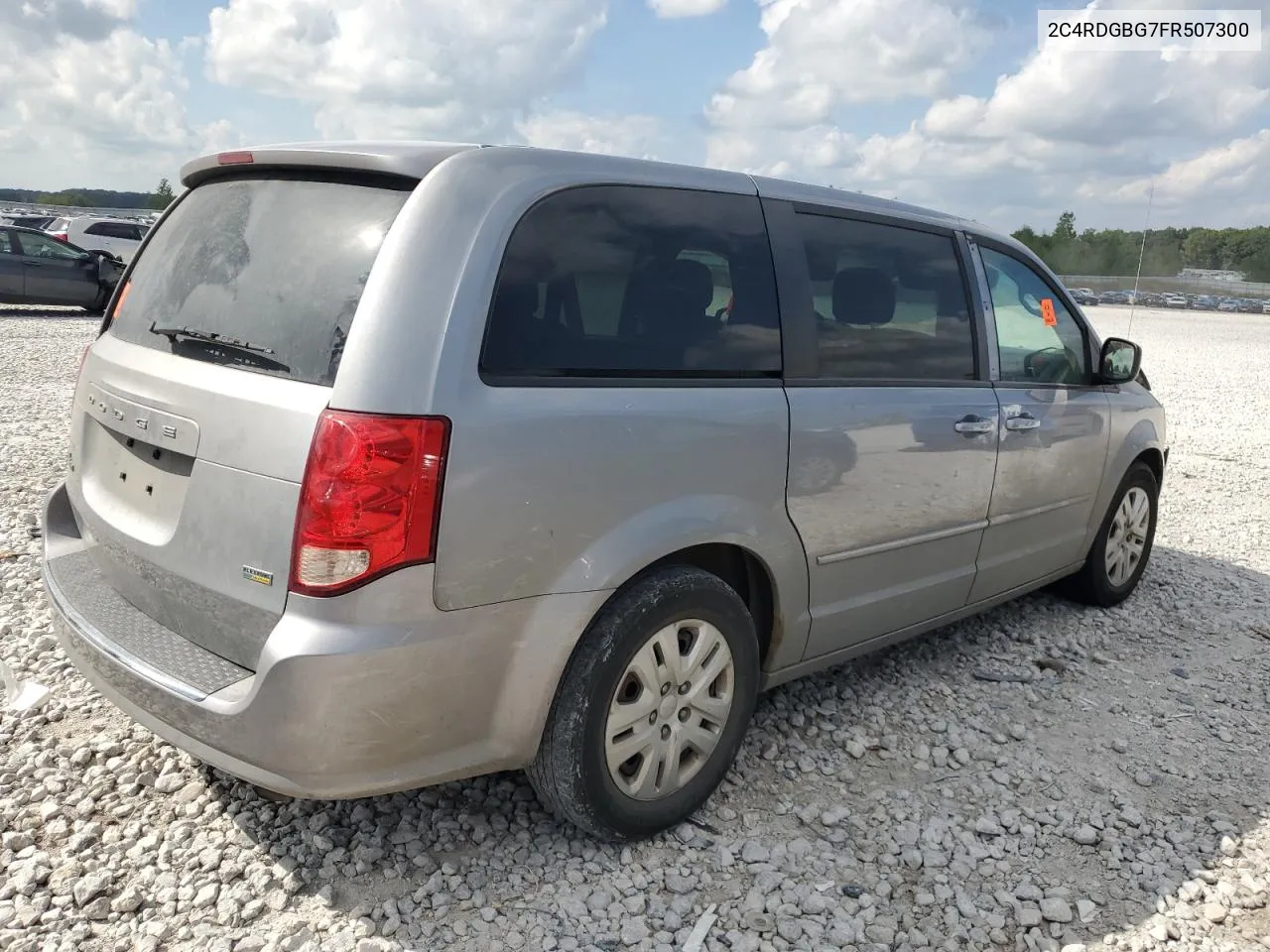 2015 Dodge Grand Caravan Se VIN: 2C4RDGBG7FR507300 Lot: 69179724