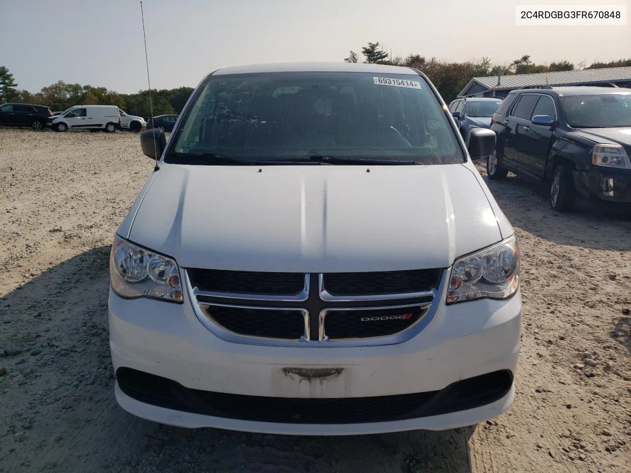 2C4RDGBG3FR670848 2015 Dodge Grand Caravan Se