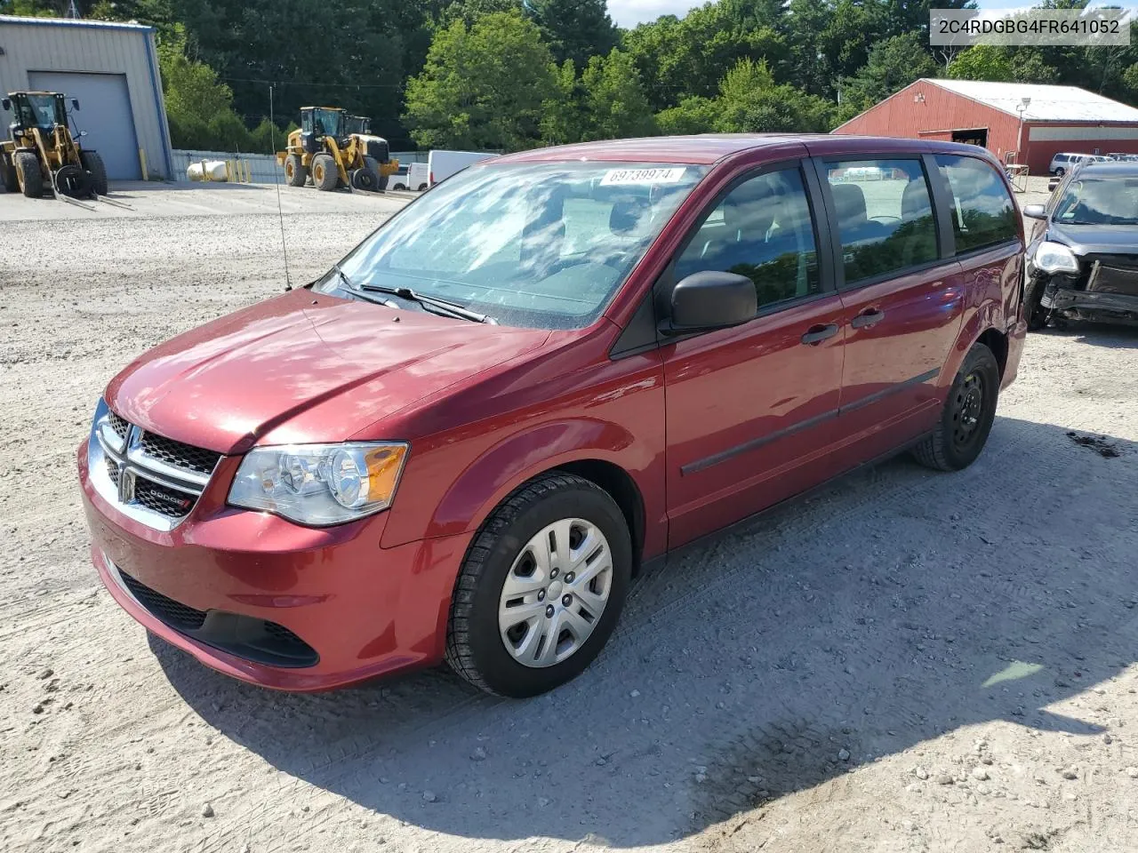 2C4RDGBG4FR641052 2015 Dodge Grand Caravan Se