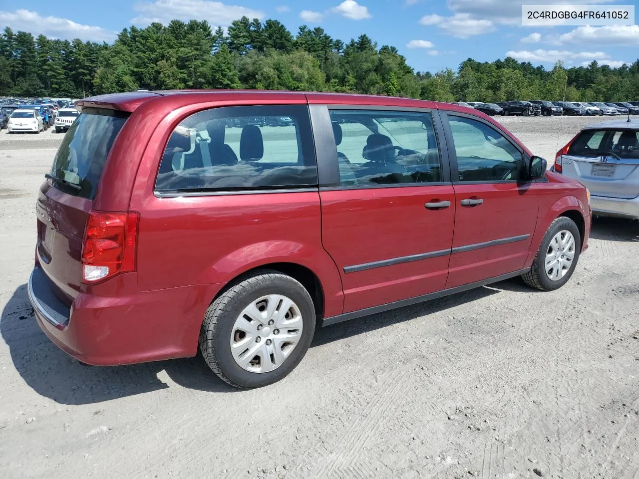 2C4RDGBG4FR641052 2015 Dodge Grand Caravan Se