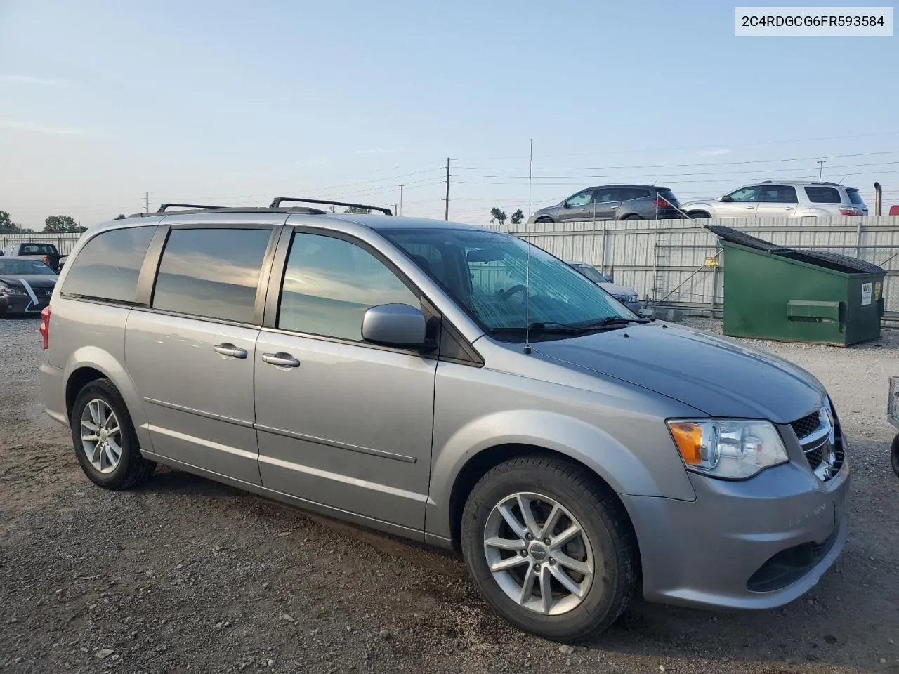 2C4RDGCG6FR593584 2015 Dodge Grand Caravan Sxt