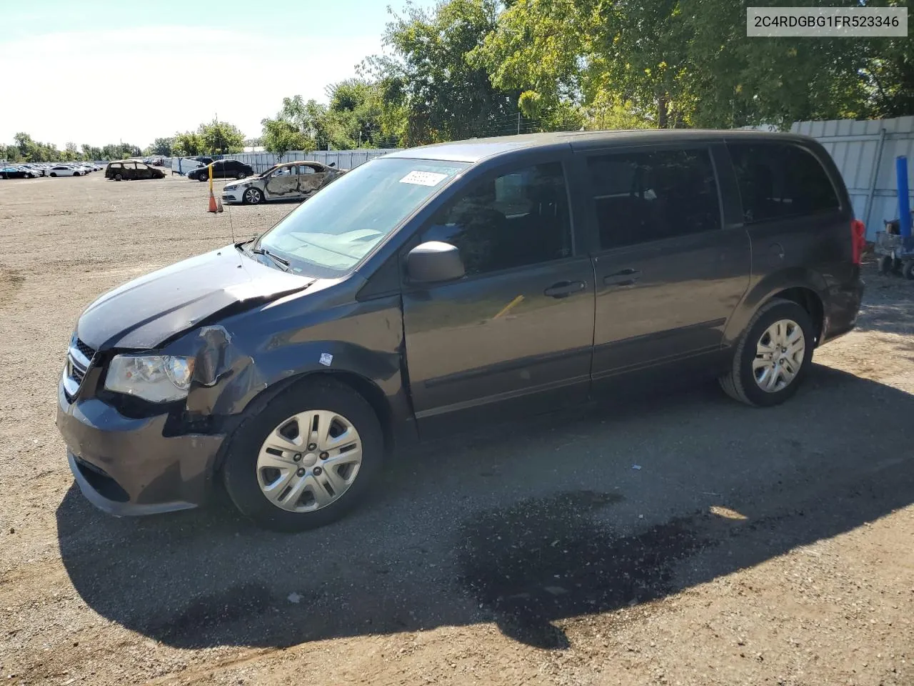 2C4RDGBG1FR523346 2015 Dodge Grand Caravan Se