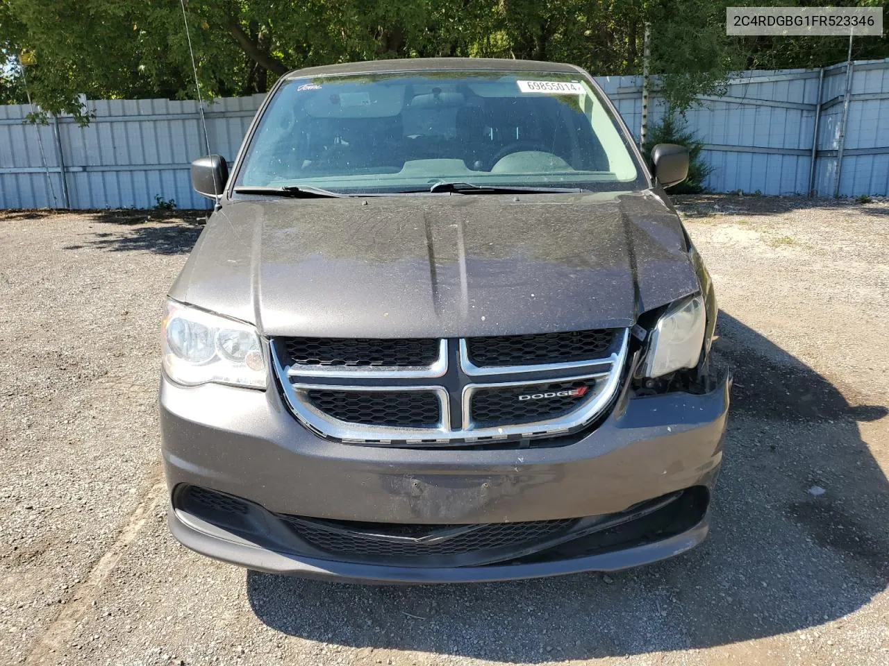 2015 Dodge Grand Caravan Se VIN: 2C4RDGBG1FR523346 Lot: 69855014