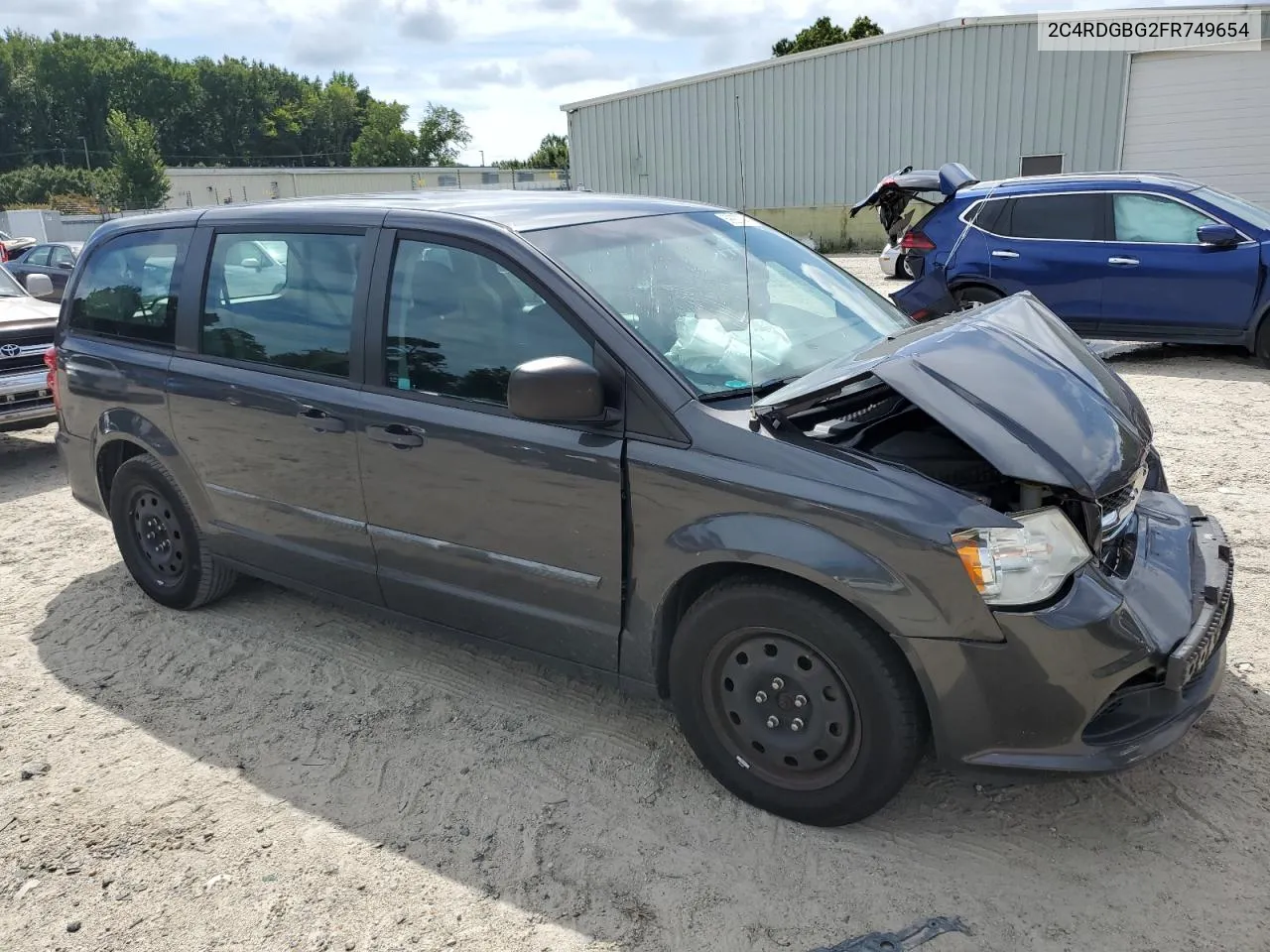 2015 Dodge Grand Caravan Se VIN: 2C4RDGBG2FR749654 Lot: 69920774