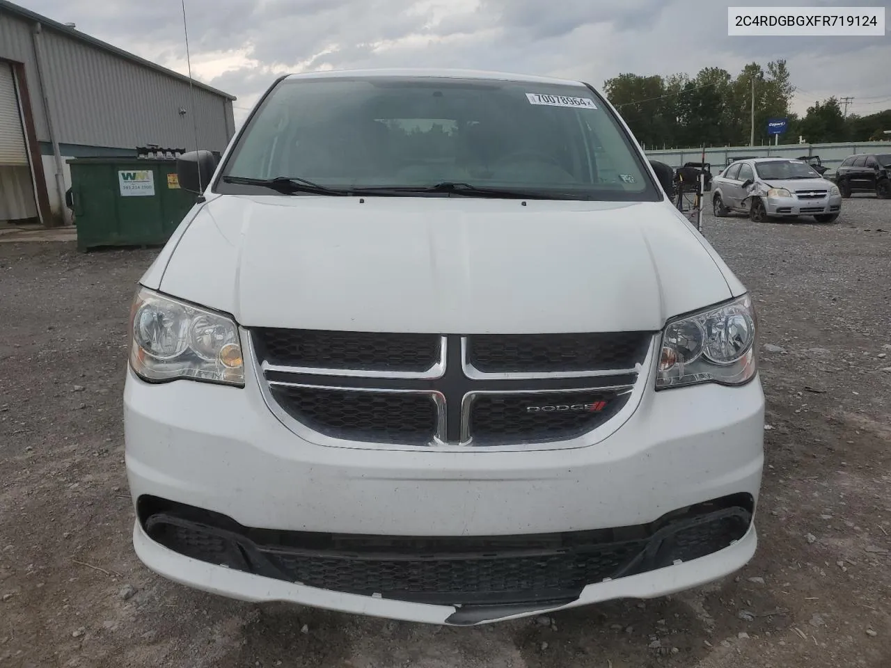 2015 Dodge Grand Caravan Se VIN: 2C4RDGBGXFR719124 Lot: 70078964