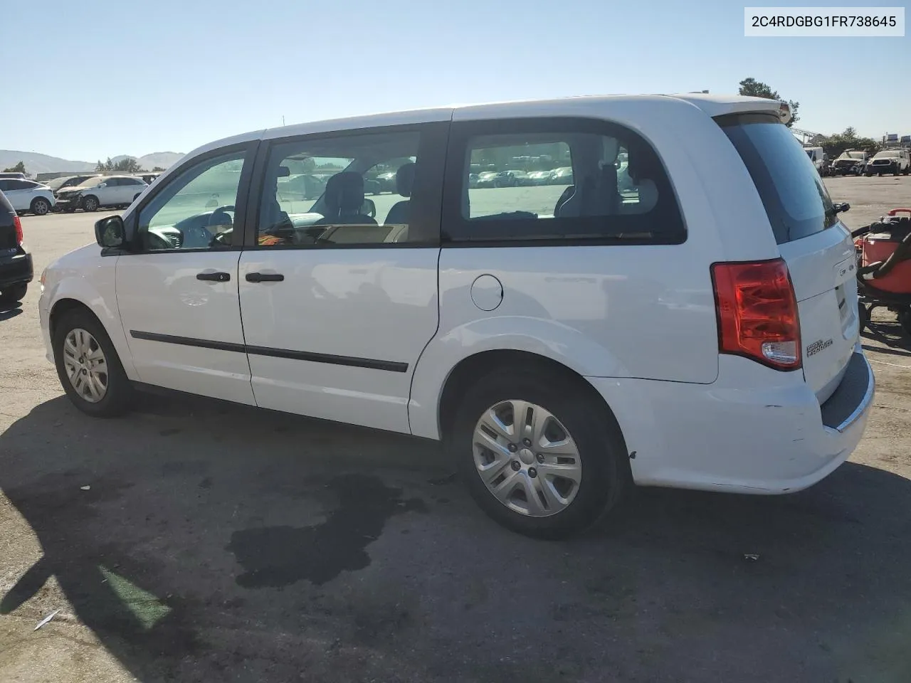 2015 Dodge Grand Caravan Se VIN: 2C4RDGBG1FR738645 Lot: 70847664