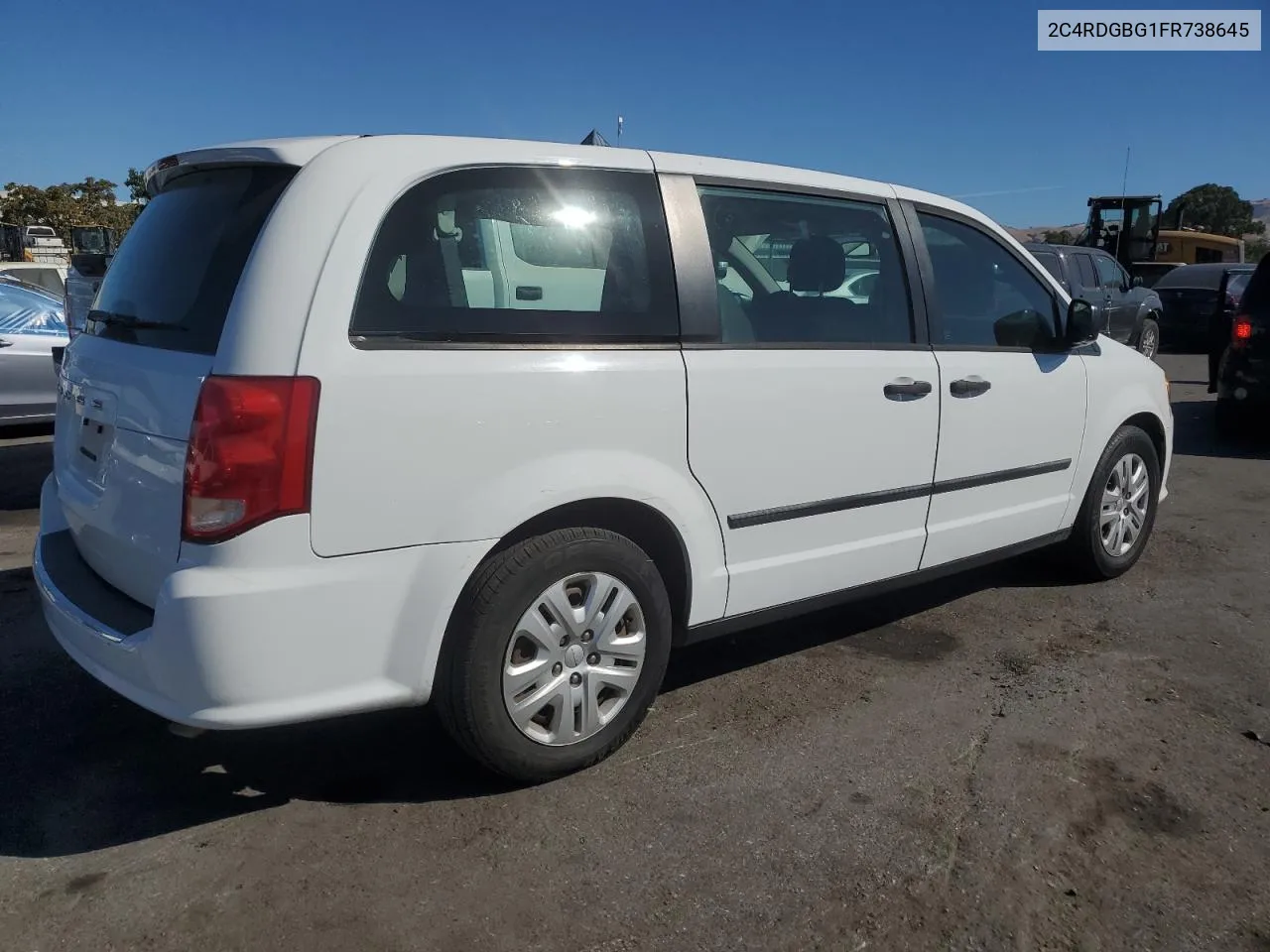 2015 Dodge Grand Caravan Se VIN: 2C4RDGBG1FR738645 Lot: 70847664