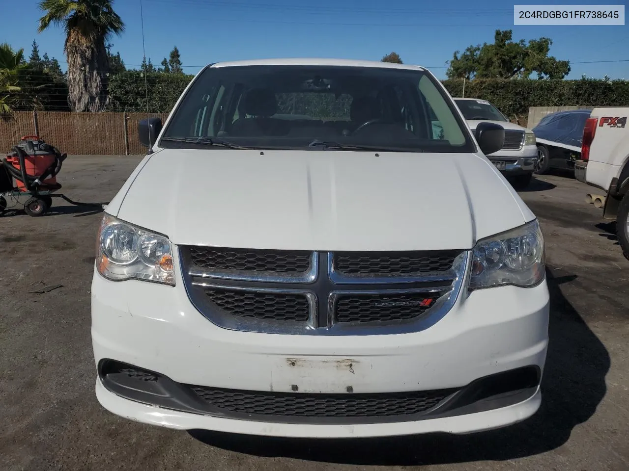 2015 Dodge Grand Caravan Se VIN: 2C4RDGBG1FR738645 Lot: 70847664