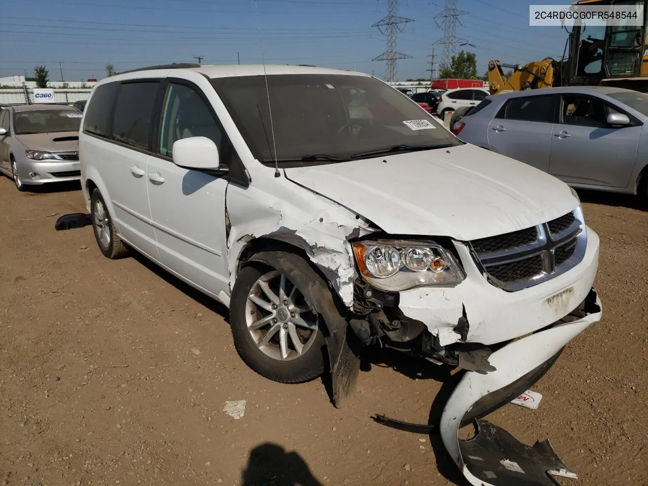 2015 Dodge Grand Caravan Sxt VIN: 2C4RDGCG0FR548544 Lot: 71098954