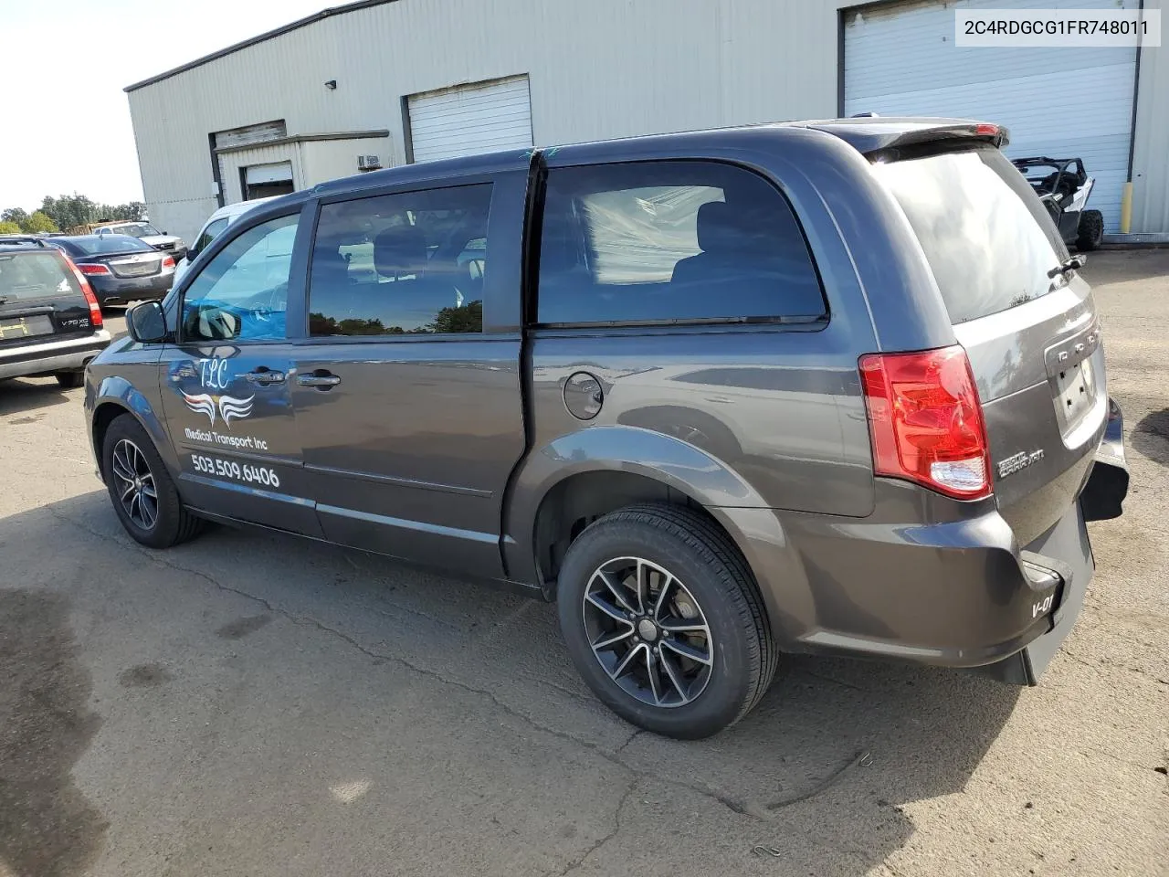 2015 Dodge Grand Caravan Sxt VIN: 2C4RDGCG1FR748011 Lot: 71391934