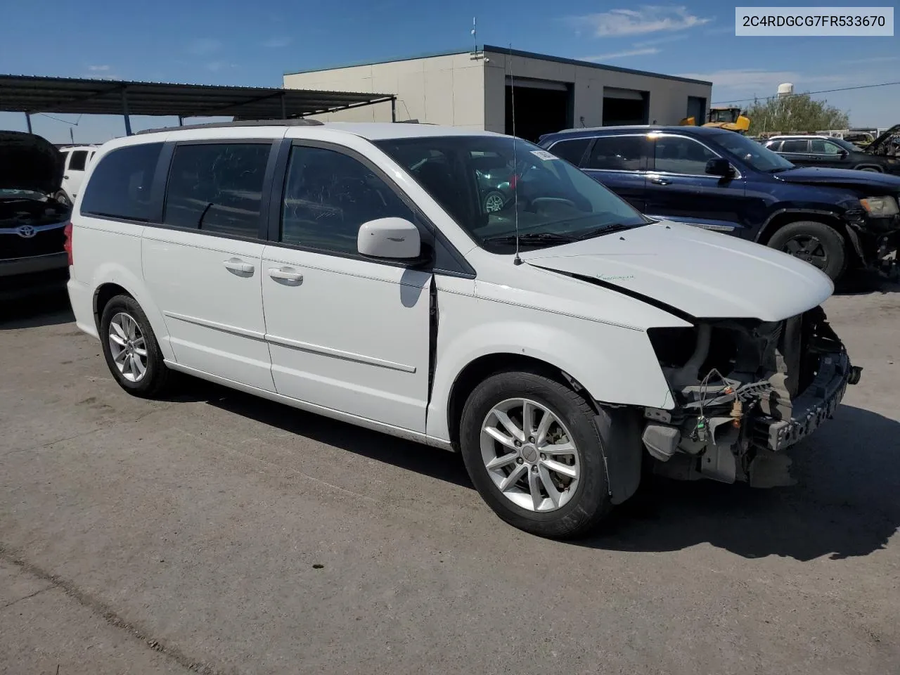 2015 Dodge Grand Caravan Sxt VIN: 2C4RDGCG7FR533670 Lot: 71406474