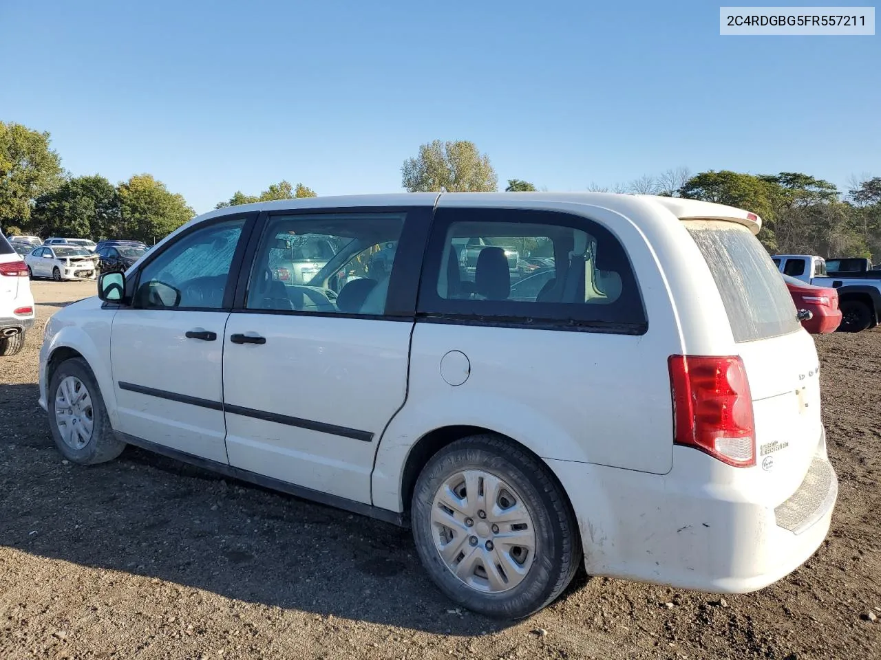 2015 Dodge Grand Caravan Se VIN: 2C4RDGBG5FR557211 Lot: 71431254