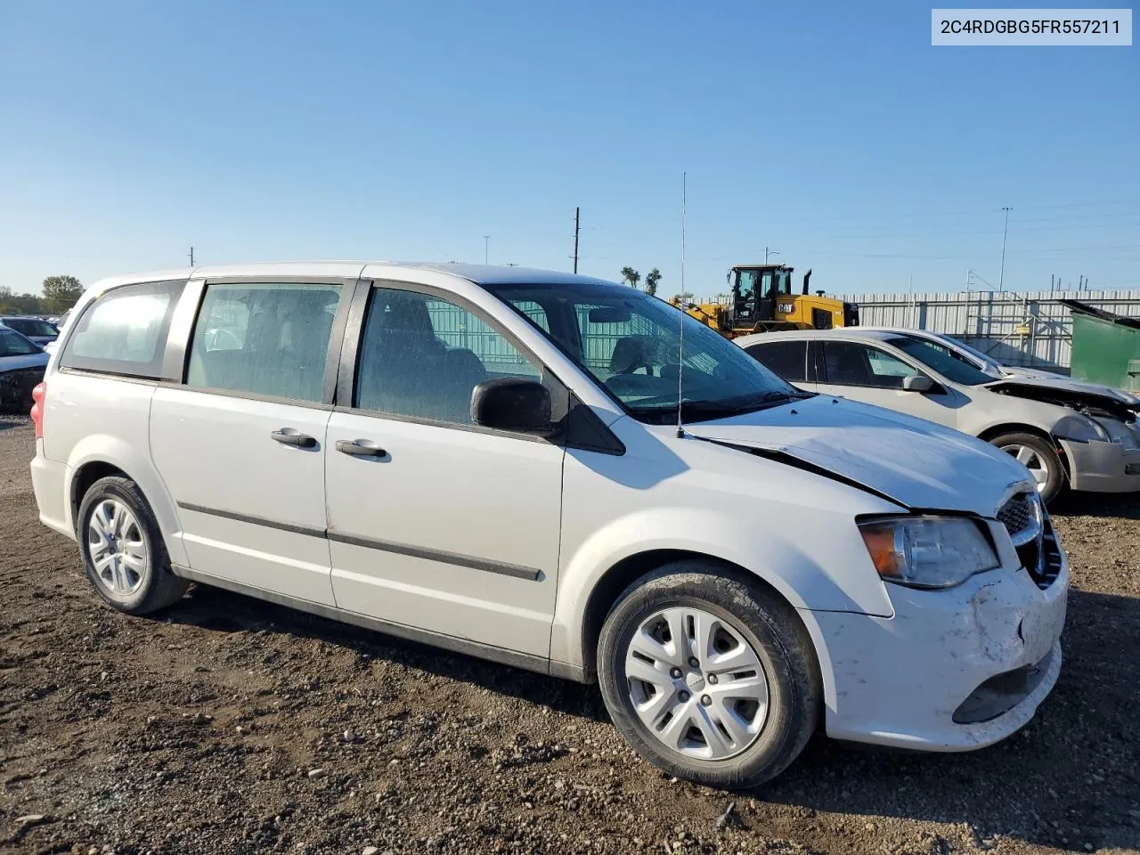 2015 Dodge Grand Caravan Se VIN: 2C4RDGBG5FR557211 Lot: 71431254