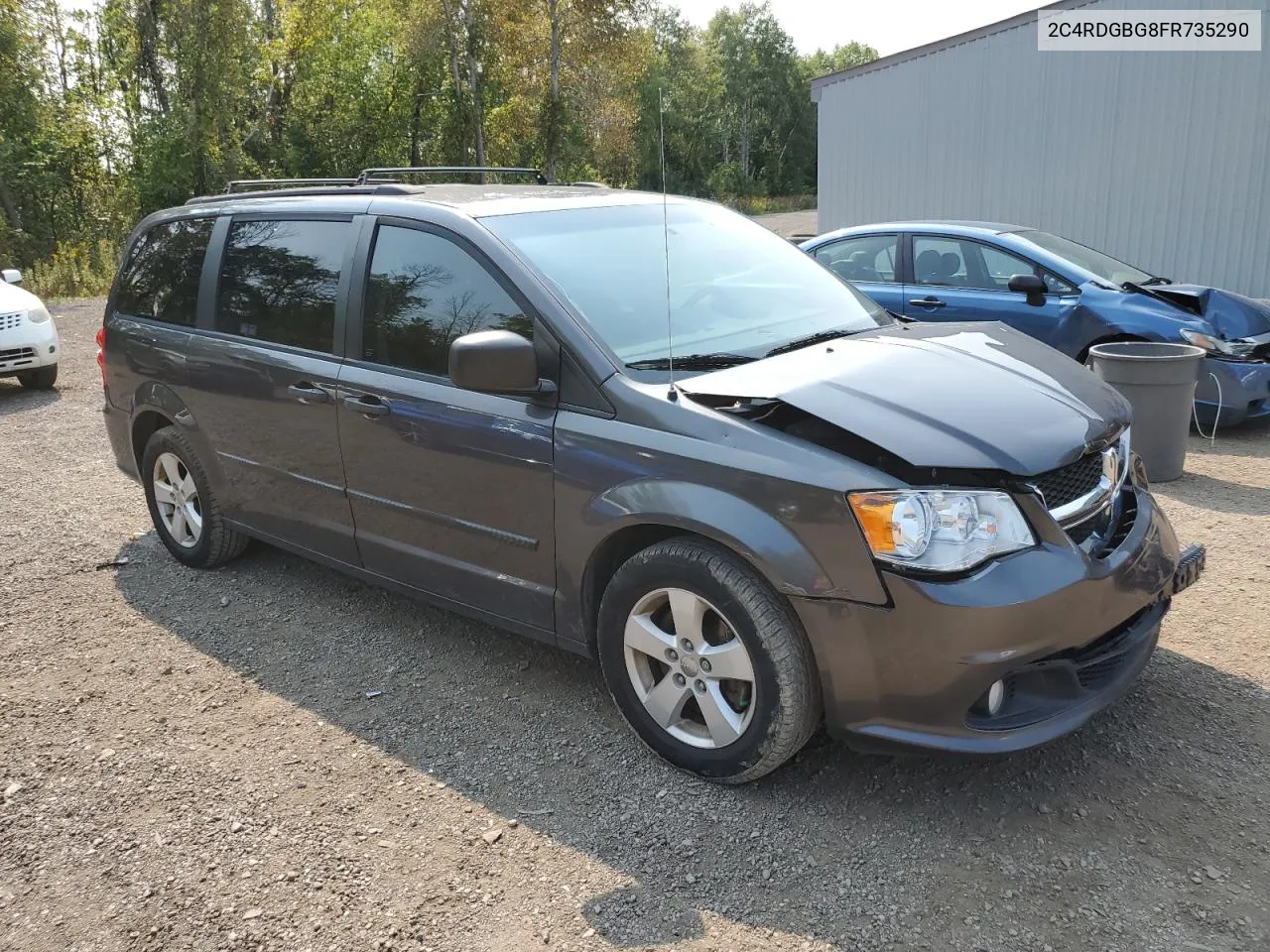 2015 Dodge Grand Caravan Se VIN: 2C4RDGBG8FR735290 Lot: 71500094