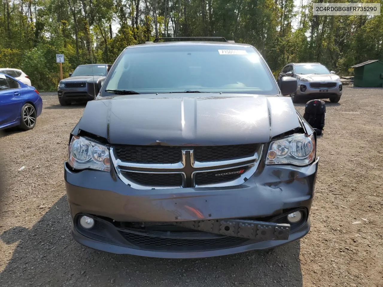 2015 Dodge Grand Caravan Se VIN: 2C4RDGBG8FR735290 Lot: 71500094