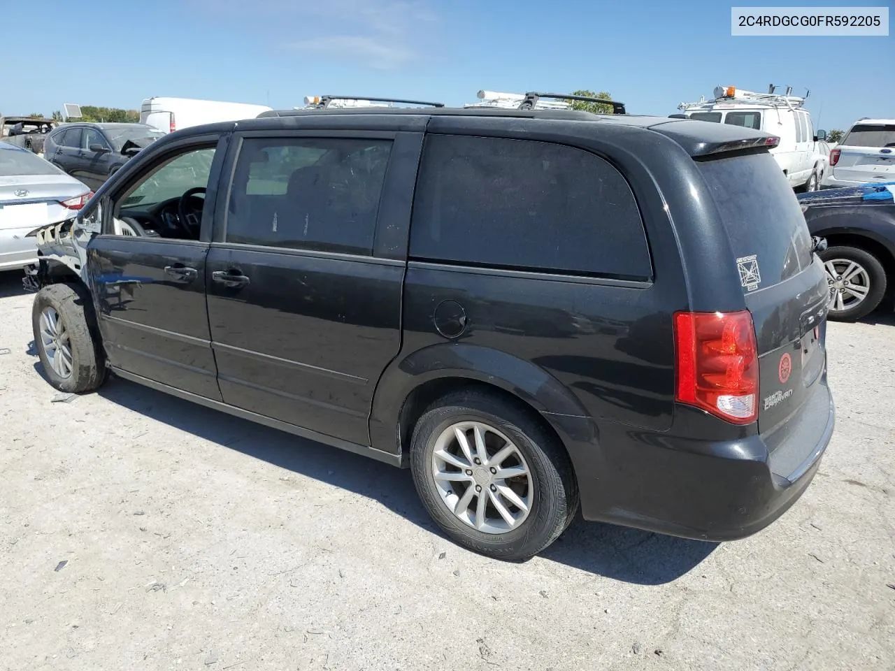 2015 Dodge Grand Caravan Sxt VIN: 2C4RDGCG0FR592205 Lot: 71567154