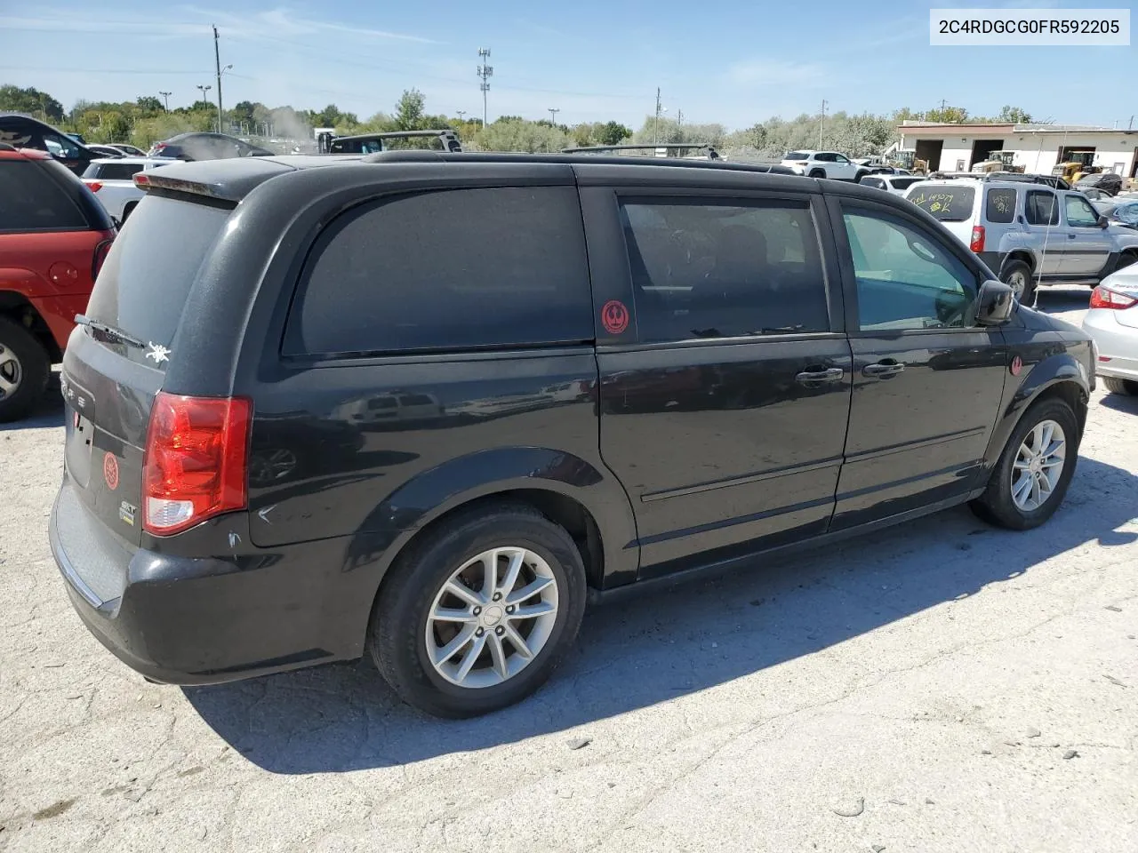 2015 Dodge Grand Caravan Sxt VIN: 2C4RDGCG0FR592205 Lot: 71567154