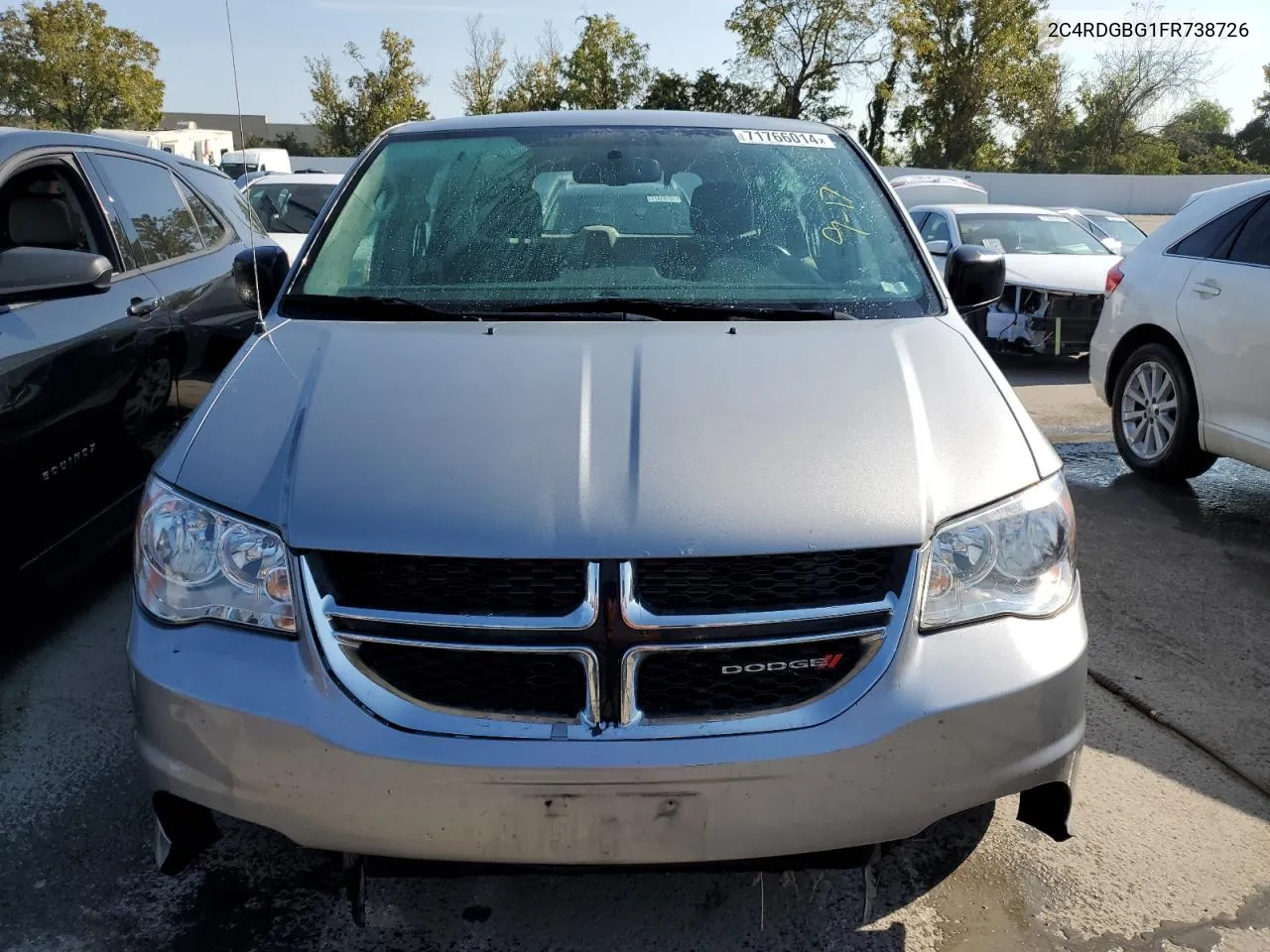 2015 Dodge Grand Caravan Se VIN: 2C4RDGBG1FR738726 Lot: 71766014