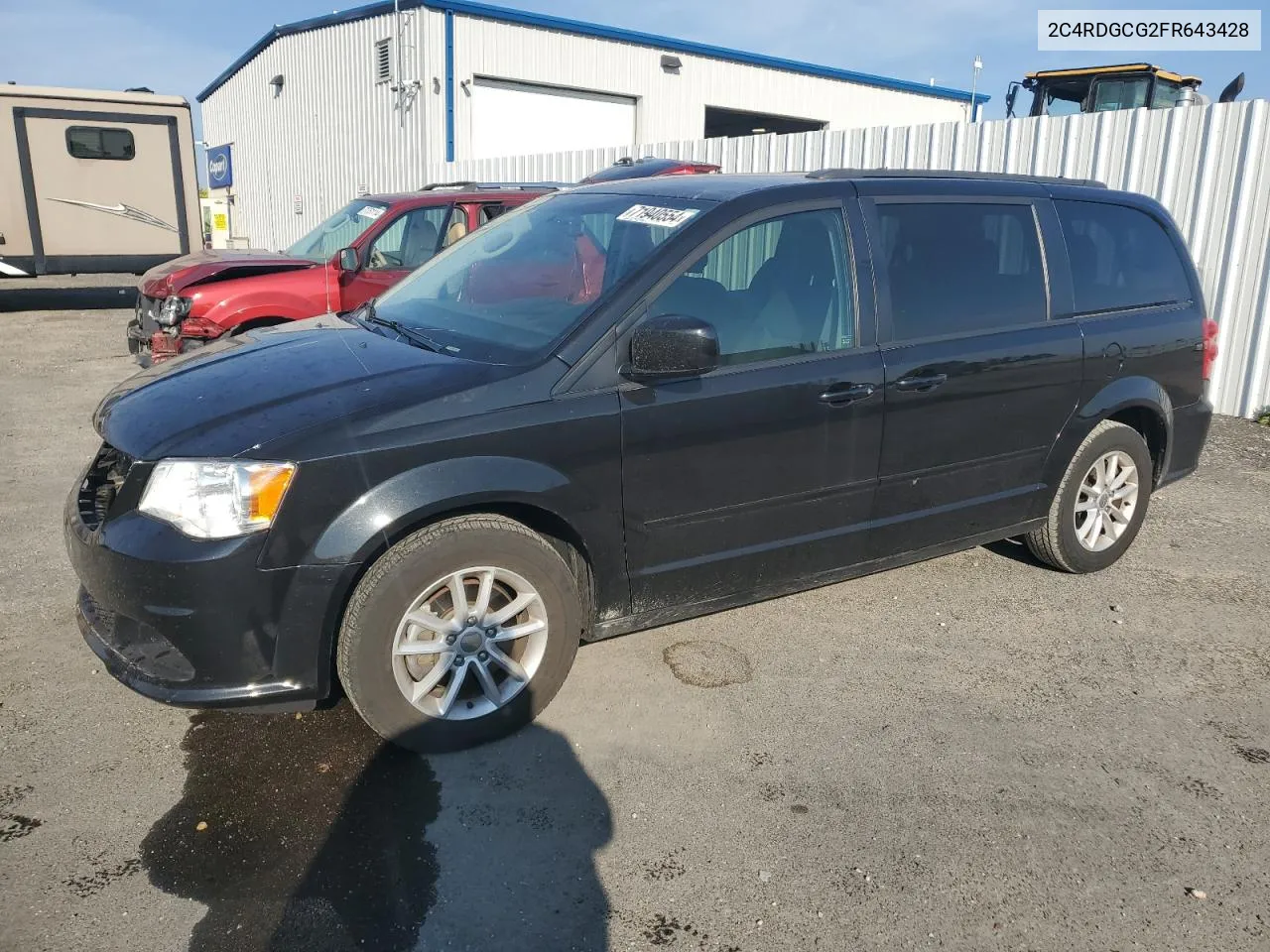 2015 Dodge Grand Caravan Sxt VIN: 2C4RDGCG2FR643428 Lot: 71940554