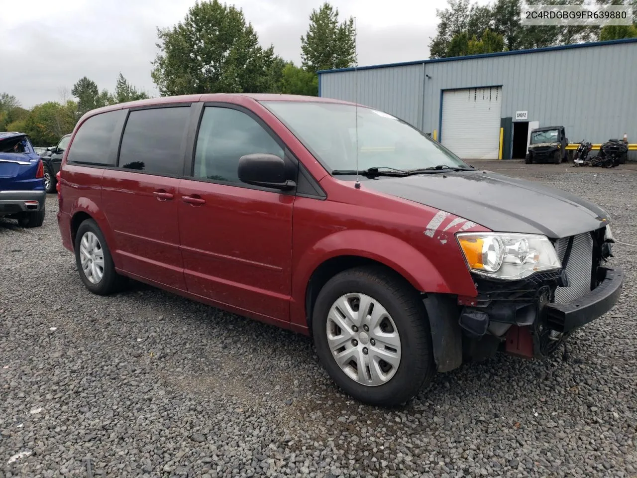 2015 Dodge Grand Caravan Se VIN: 2C4RDGBG9FR639880 Lot: 72082614