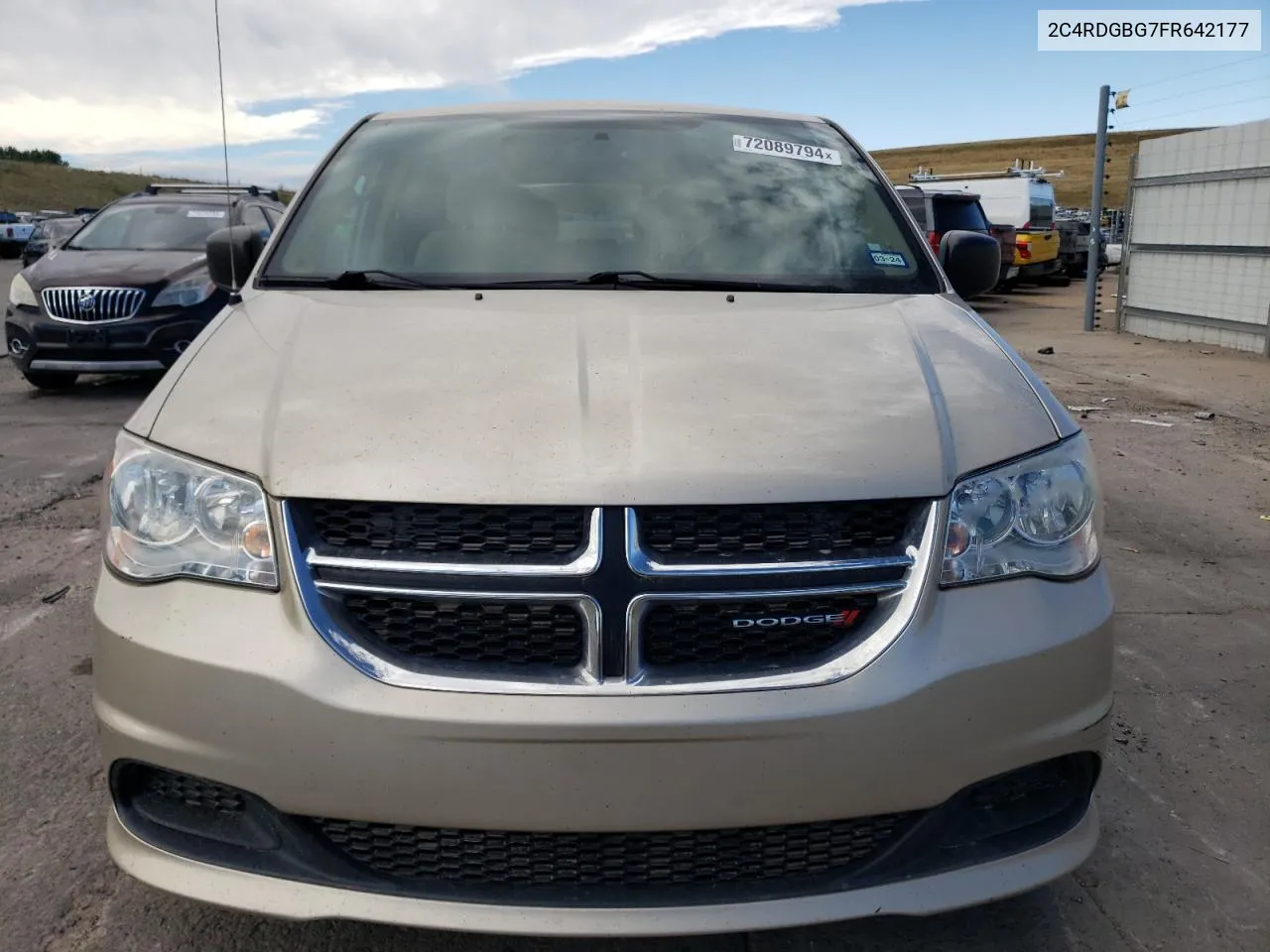 2015 Dodge Grand Caravan Se VIN: 2C4RDGBG7FR642177 Lot: 72089794