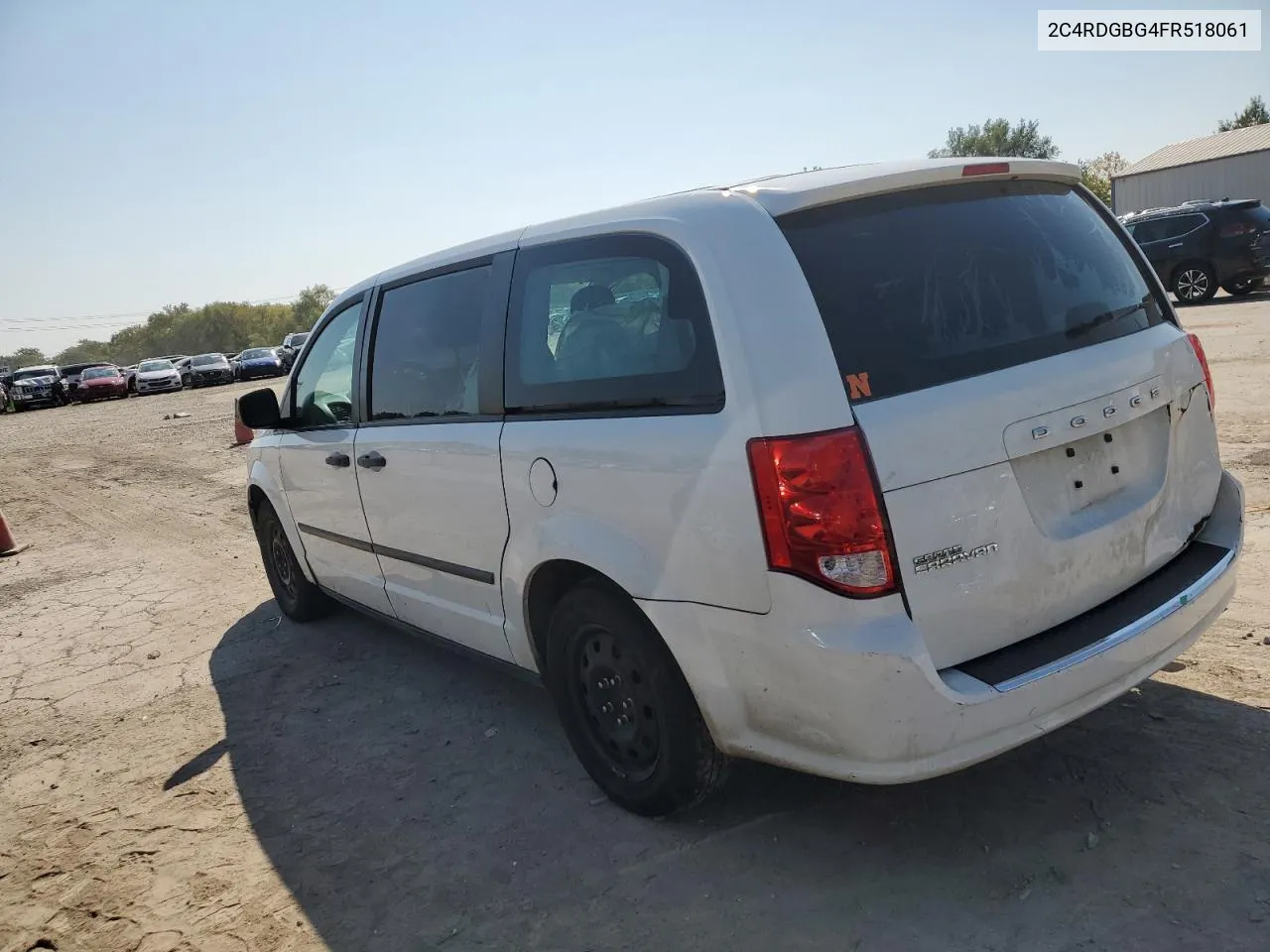 2015 Dodge Grand Caravan Se VIN: 2C4RDGBG4FR518061 Lot: 72159134