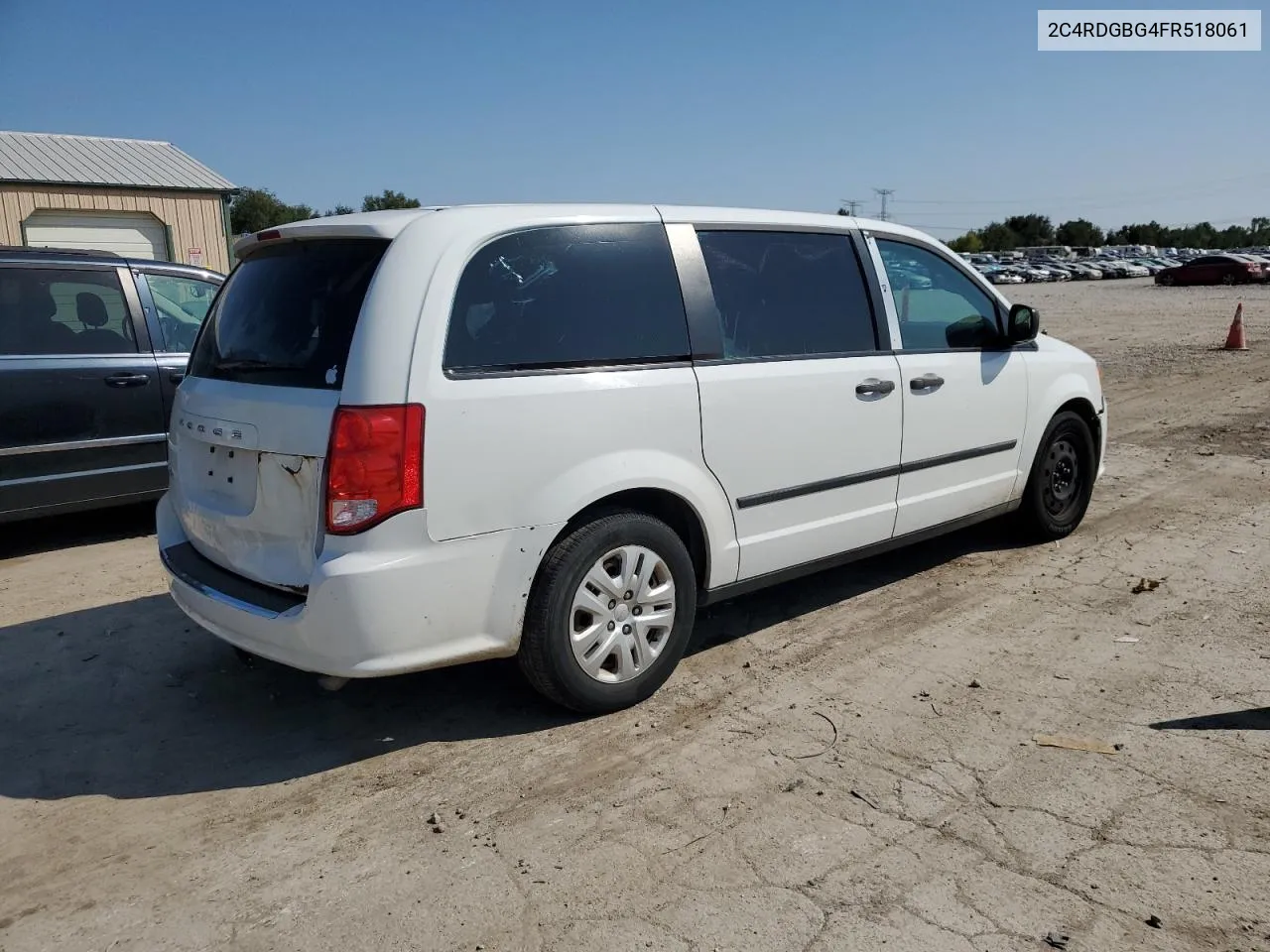 2015 Dodge Grand Caravan Se VIN: 2C4RDGBG4FR518061 Lot: 72159134