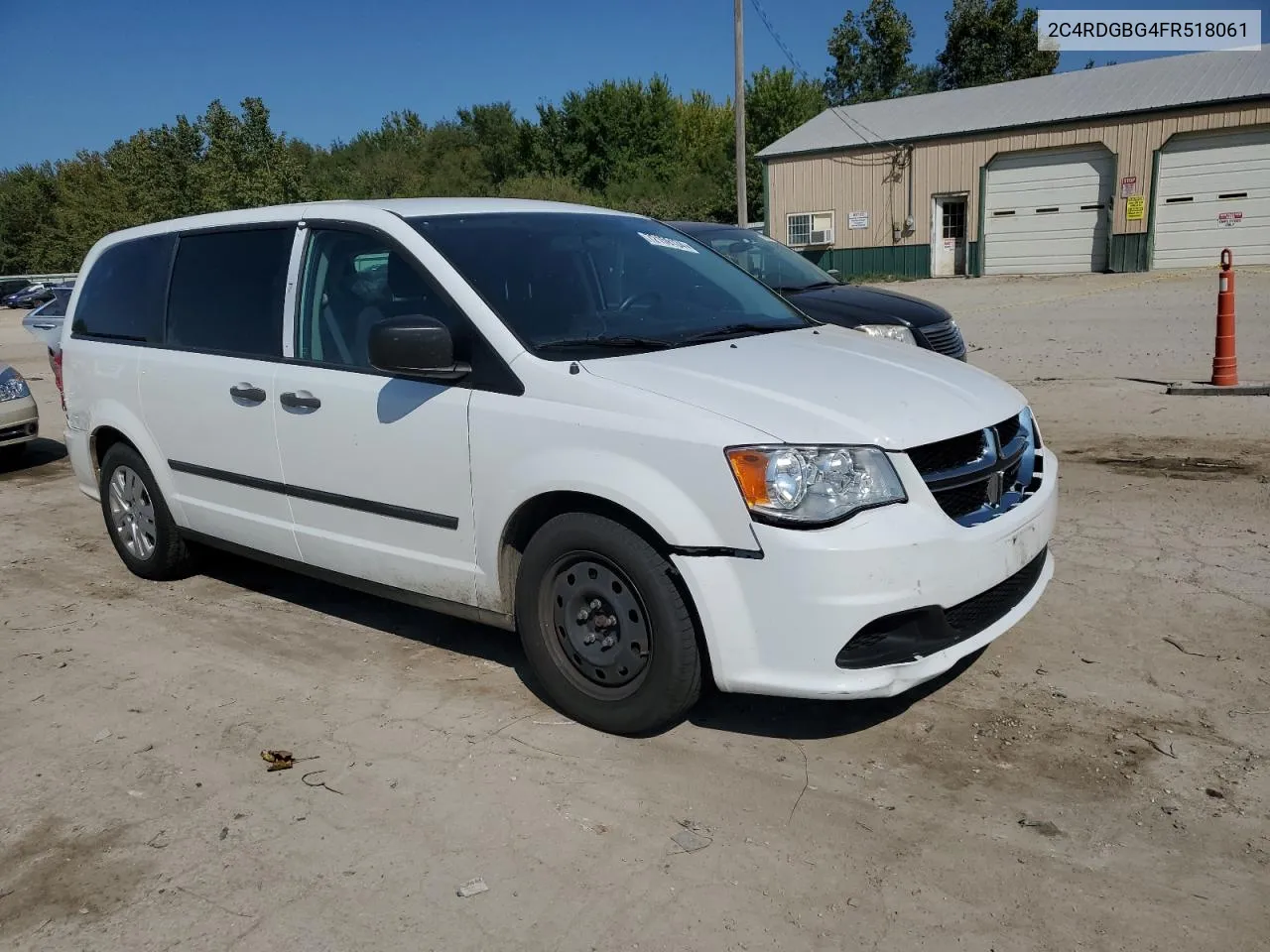 2015 Dodge Grand Caravan Se VIN: 2C4RDGBG4FR518061 Lot: 72159134