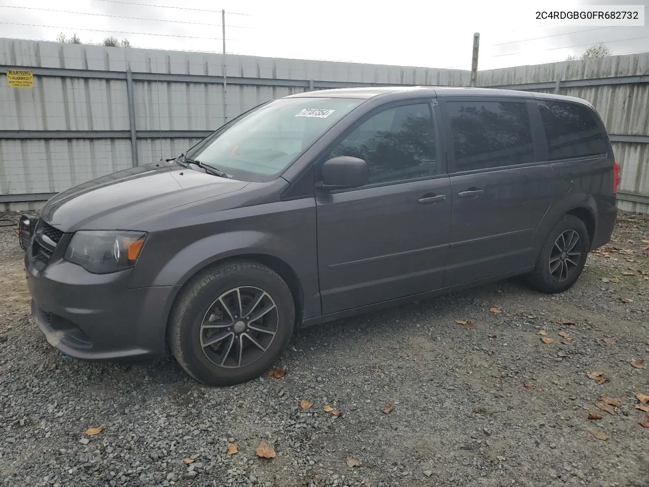 2015 Dodge Grand Caravan Se VIN: 2C4RDGBG0FR682732 Lot: 72187354